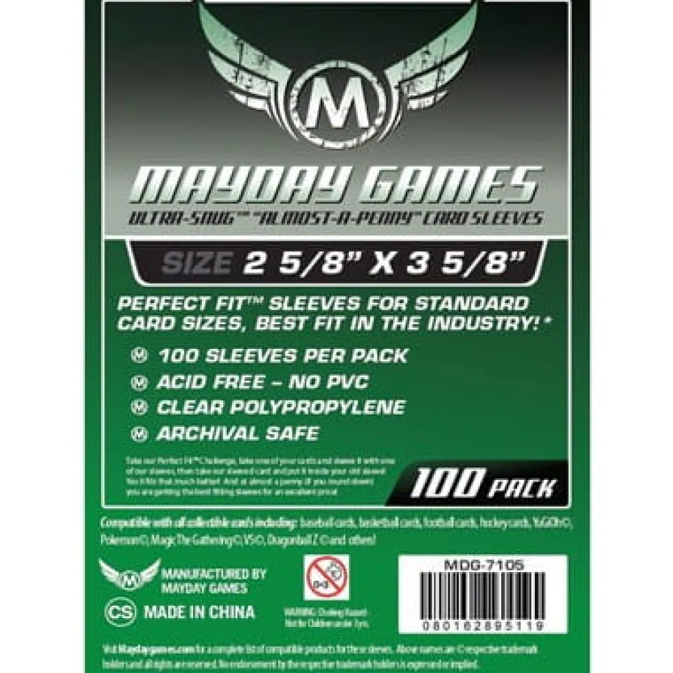 Koszulki na karty Mayday Standard CCG Ultra-Fit 63,5x88 mm 100 sztuk