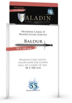 Koszulki na karty Paladin - Baldur 58x108 mm