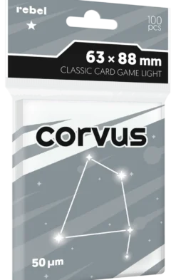 Koszulki na karty Rebel CCG Light (63x88 mm) Corvus 100 sztuk