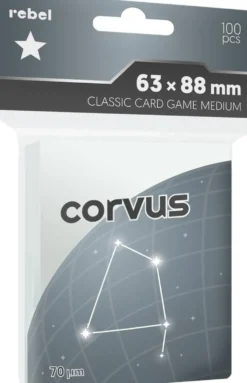 Koszulki na karty Rebel CCG Medium (63x88 mm) Corvus 100 sztuk