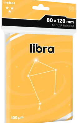 Koszulki na karty Rebel Medusa Premium (80x120 mm) Libra 100 sztuk