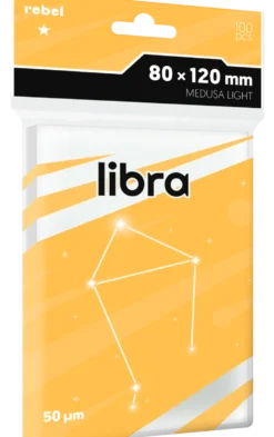 Koszulki na karty Rebel Medusa Light (80x120 mm) Libra 100 sztuk