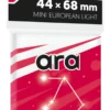 Koszulki na karty Rebel Mini European Light (44x68 mm) Ara 100 sztuk