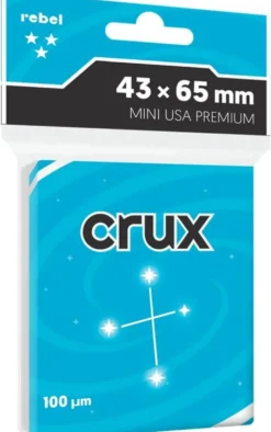 Koszulki na karty Rebel Mini USA (43x65 mm) Crux Premium 100 sztuk