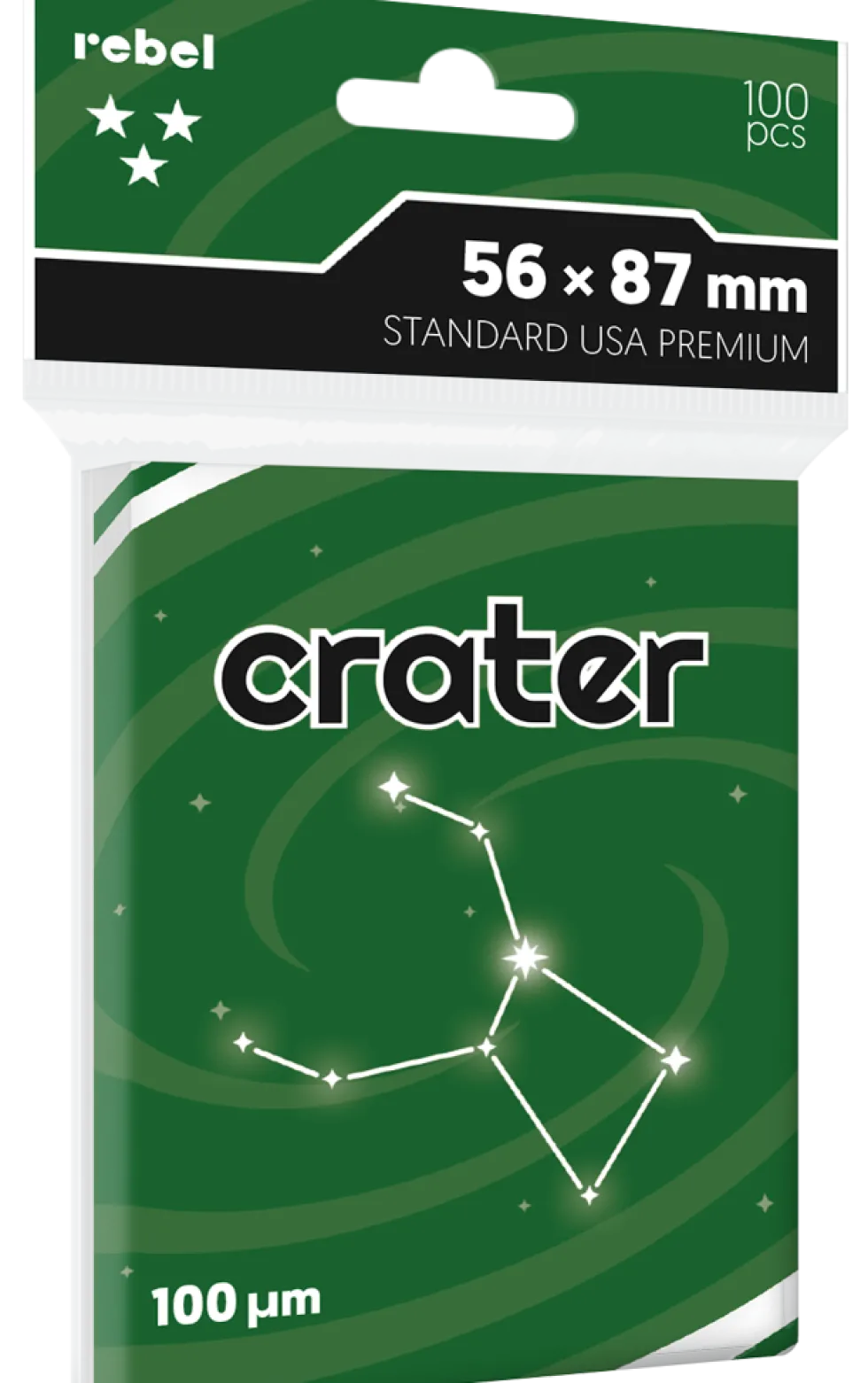Koszulki na karty Rebel Standard USA Premium (56x87 mm) Crater 100 sztuk