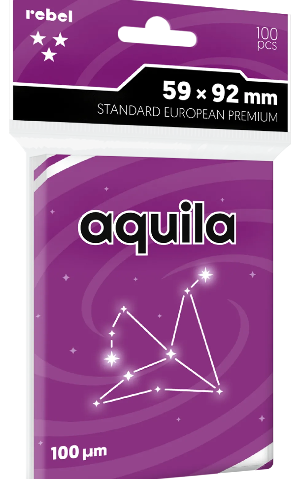 Koszulki na karty Rebel Standard European Premium (59x92 mm) Aquila 100 sztuk