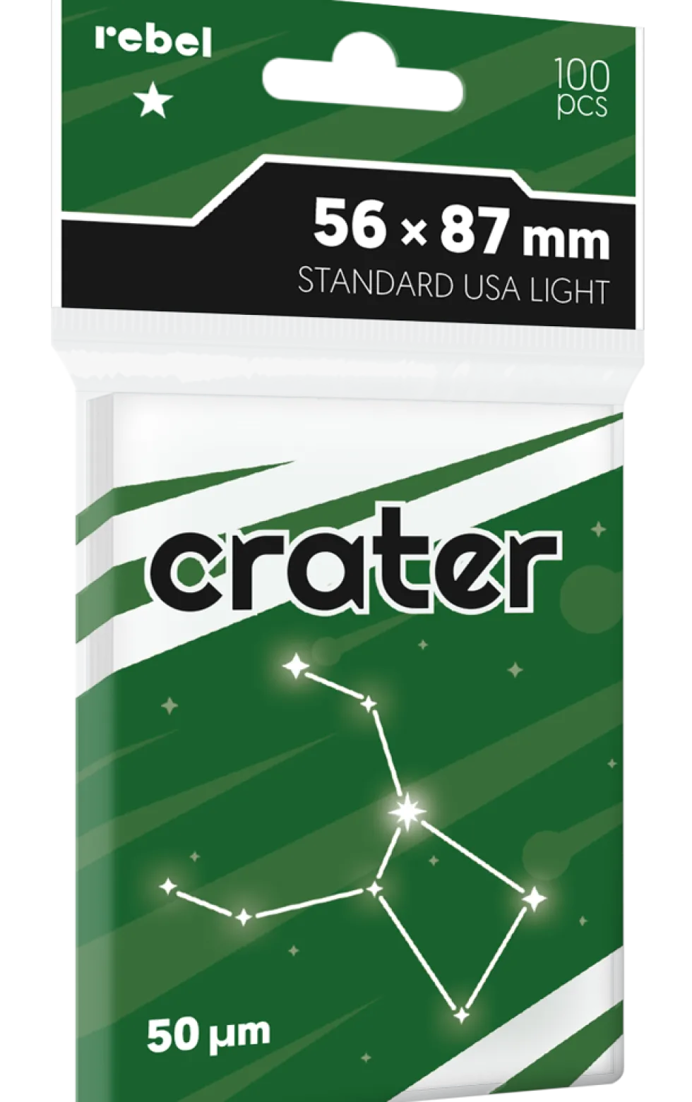 Koszulki na karty Rebel Standard USA Light (56x87 mm) Crater 100 sztuk