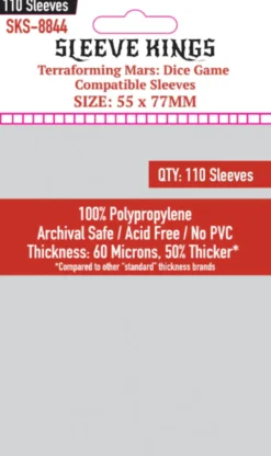 Koszulki na karty Sleeve Kings 55x77 mm 110 sztuk