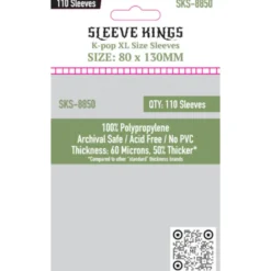 Koszulki na karty Sleeve Kings K-pop XL 80x130mm 110 sztuk