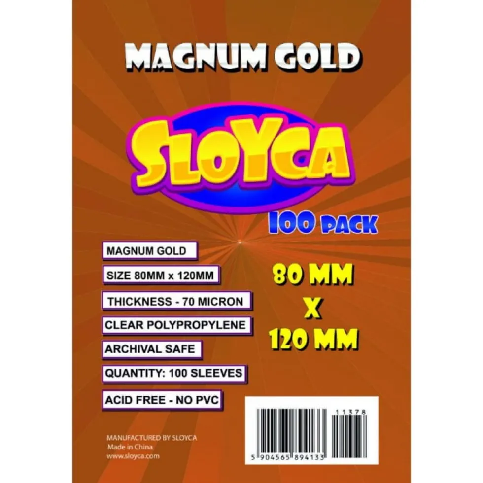 Koszulki na karty Sloyca Magnum Gold (80x120 mm) 100 sztuk