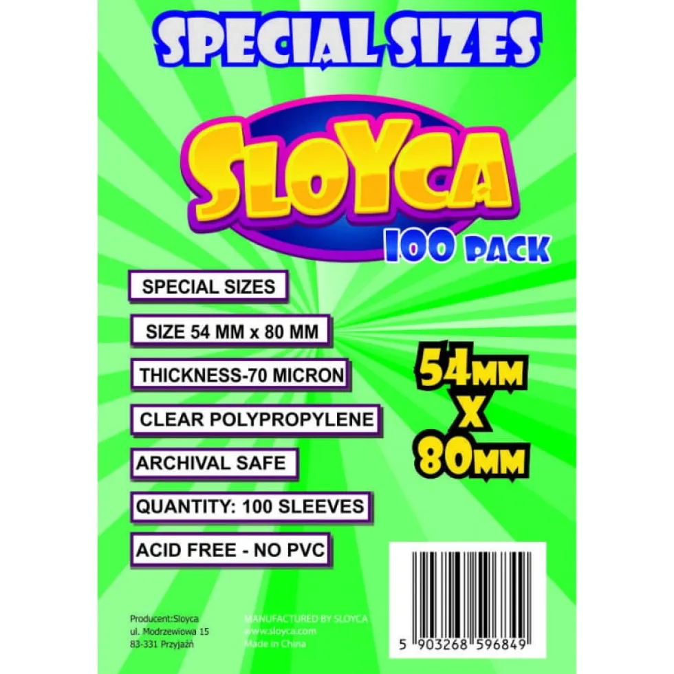 Koszulki na karty Sloyca Special Sizes 54x80mm 100 szt.