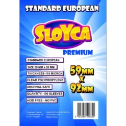 Koszulki na karty Sloyca Standard European Premium (59x92 mm) 100 sztuk