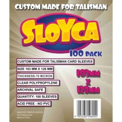 Koszulki na karty Sloyca Talisman (103x128 mm) 100 sztuk