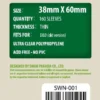 Koszulki na karty Swan Panasia 38x60 mm thin (cienkie) 160 sztuk