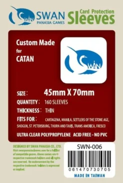 Koszulki na karty Swan Panasia 45x70 mm thin (cienkie) 160 sztuk