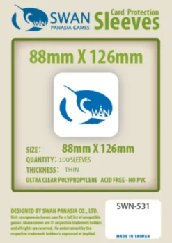 Koszulki na karty Swan Panasia 88x126 mm thin (cienkie) 100 sztuk