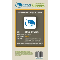 Koszulki na karty Swan Panasia 52x74 mm thick (grube) 100 sztuk