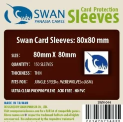 Koszulki na karty Swan Panasia 70x120 mm thin (cienkie) 150 sztuk