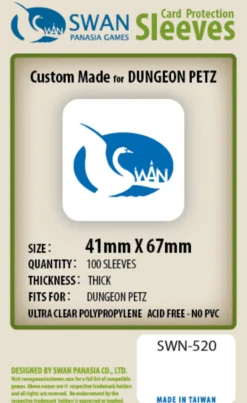 Koszulki na karty Swan Panasia 41x67 mm thick (grube) 100 sztuk