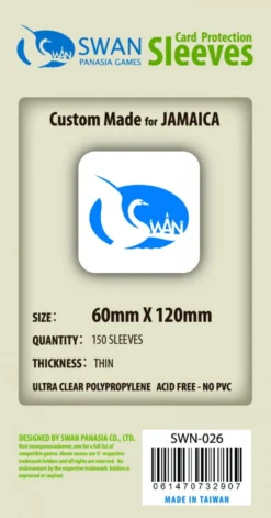 Koszulki na karty Swan Panasia 60x120 mm thin (cienkie) 150 sztuk