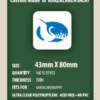 Koszulki na karty Swan Panasia 57x90 mm thin (cienkie) 160 sztuk