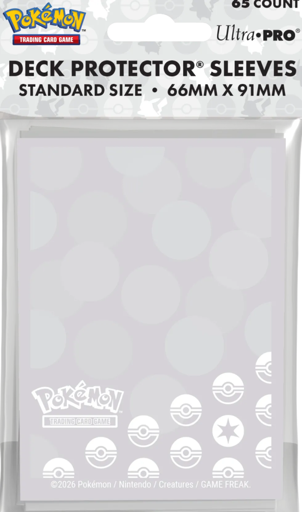 Koszulki na karty Ultra-Pro Pokémon Standard 66x91 mm 65 sztuk - Energy - Water Type