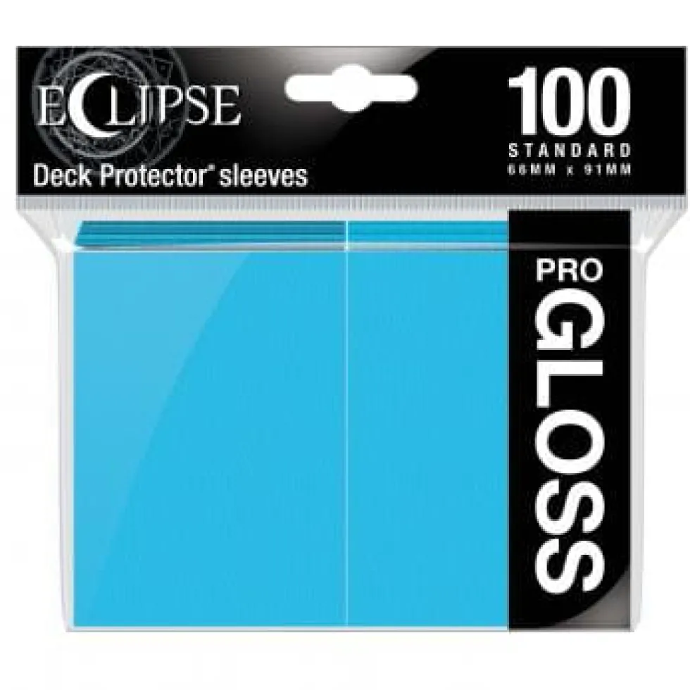 Koszulki na karty Ultra-Pro Pro-Gloss Eclipse Sky Blue 66x91 mm 100 sztuk (błękitne)