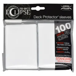 Koszulki na karty Ultra-Pro Pro-Matte Eclipse Arctic White 66x91 mm 100 sztuk (białe)