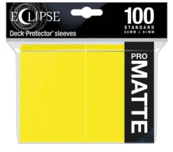 Koszulki na karty Ultra-Pro Pro-Matte Eclipse Lemon Yellow 66x91 mm 100 sztuk (żółte)