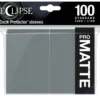 Koszulki na karty Ultra-Pro Pro-Matte Eclipse Smoke Grey 66x91 mm 100 sztuk (szare)