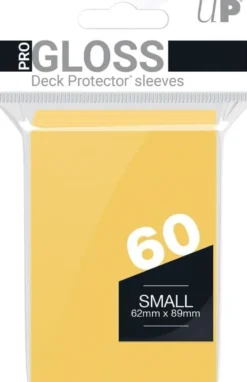 Koszulki na karty Ultra-Pro Pro-Gloss Small 62x89 mm 60 sztuk (Yellow)
