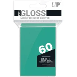 Koszulki na karty Ultra-Pro Pro-Gloss Small 62x89 mm 60 sztuk (Aqua)