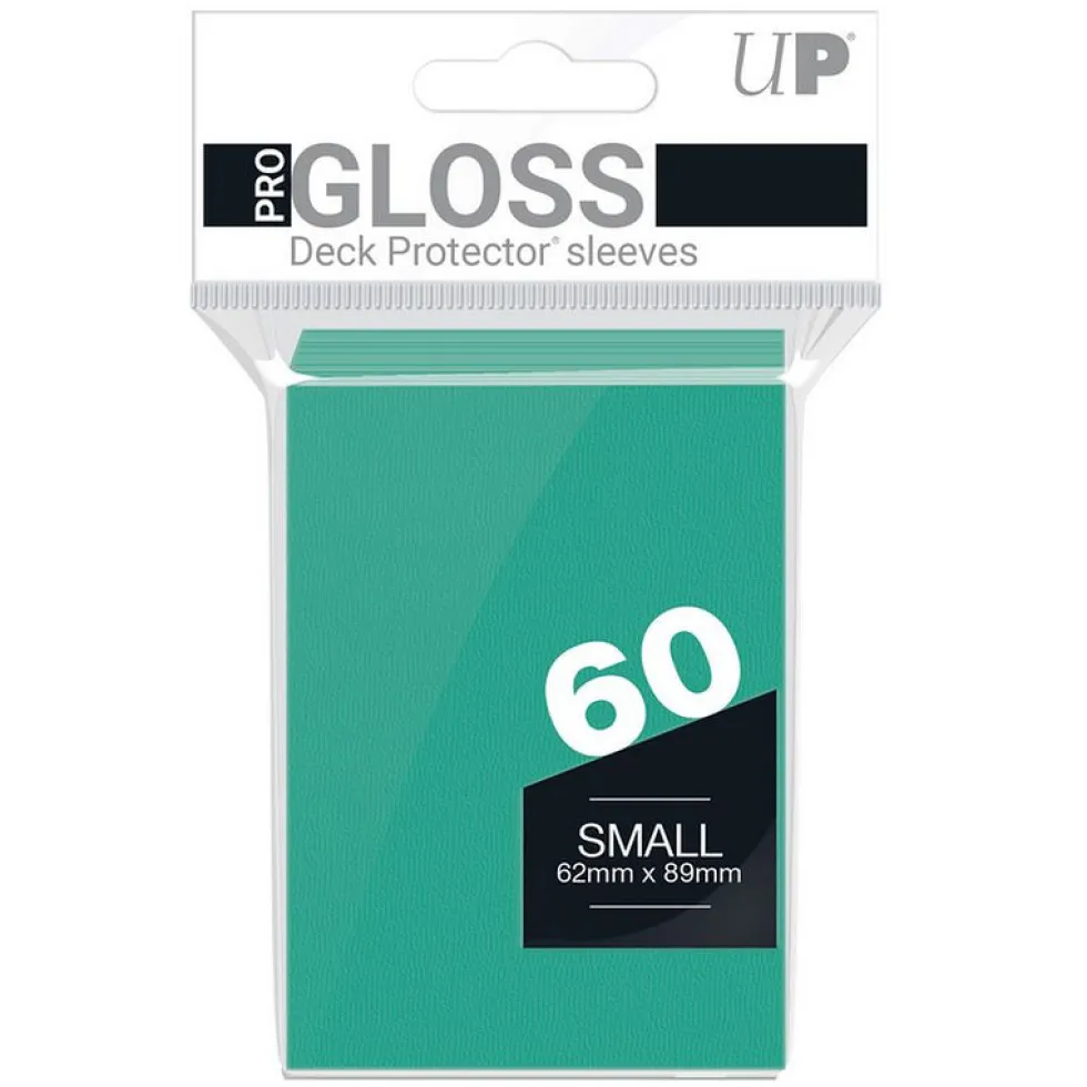 Koszulki na karty Ultra-Pro Pro-Gloss Small 62x89 mm 60 sztuk (Aqua)