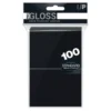 Koszulki na karty Ultra-Pro Pro-Gloss 66x91 mm 100 sztuk - Czarne