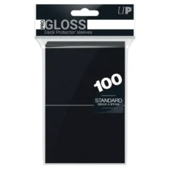 Koszulki na karty Ultra-Pro Pro-Gloss 66x91 mm 100 sztuk - Czarne