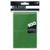 Koszulki na karty Ultra-Pro Pro-Gloss 66x91 mm 100 sztuk - Zielone