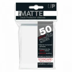 Koszulki na karty Ultra-Pro Pro-Matte Standard 66x91 mm 50 sztuk - białe
