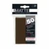 Koszulki na karty Ultra-Pro Pro-Matte Standard 66x91 mm 50 sztuk - brązowy