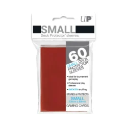 Koszulki na karty Ultra-Pro Small 62x89 mm 60 sztuk - czerwone