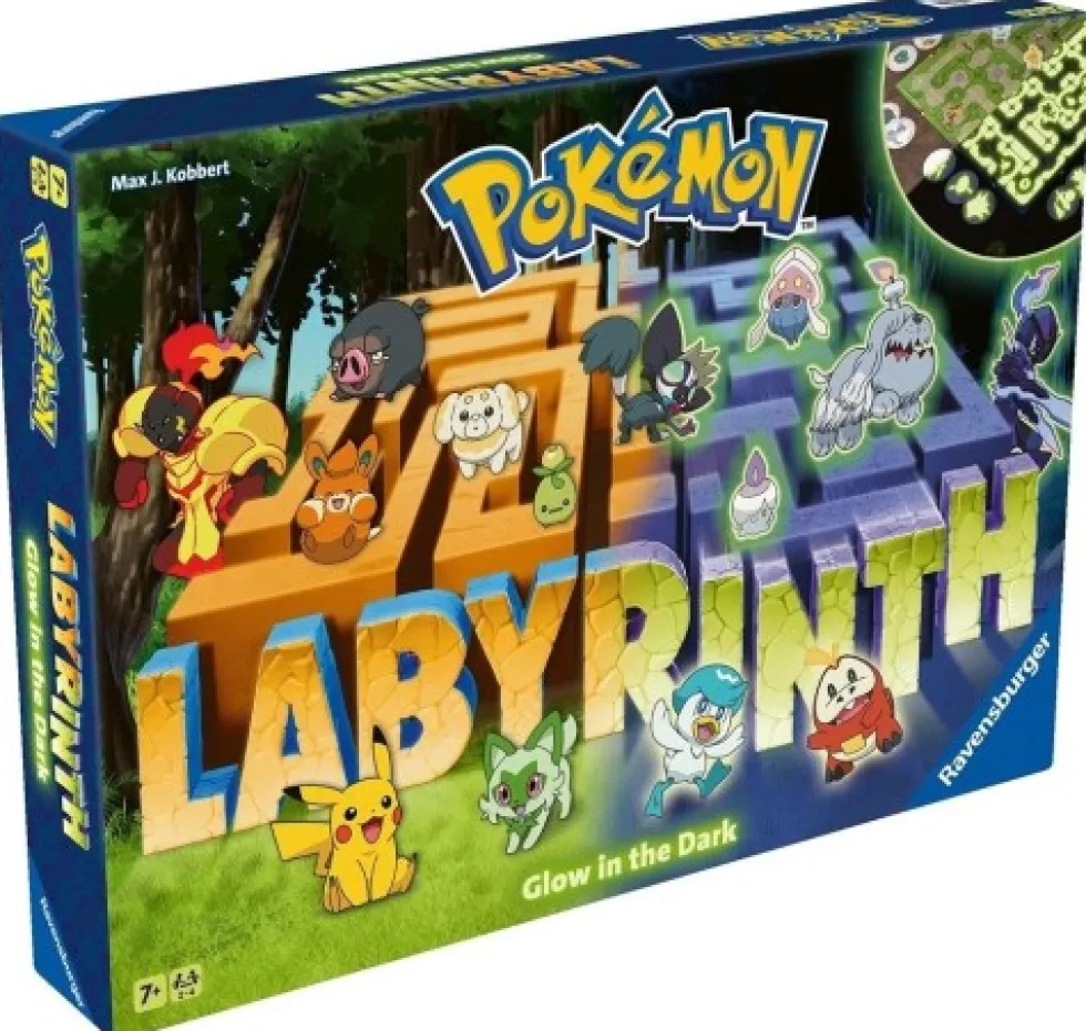 Labyrinth Pokemon świecący w ciemności
