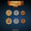 Legendary Metal Coins - Manga