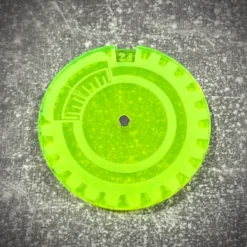 Licznik / dial do gier 1-24 - fluo żółty