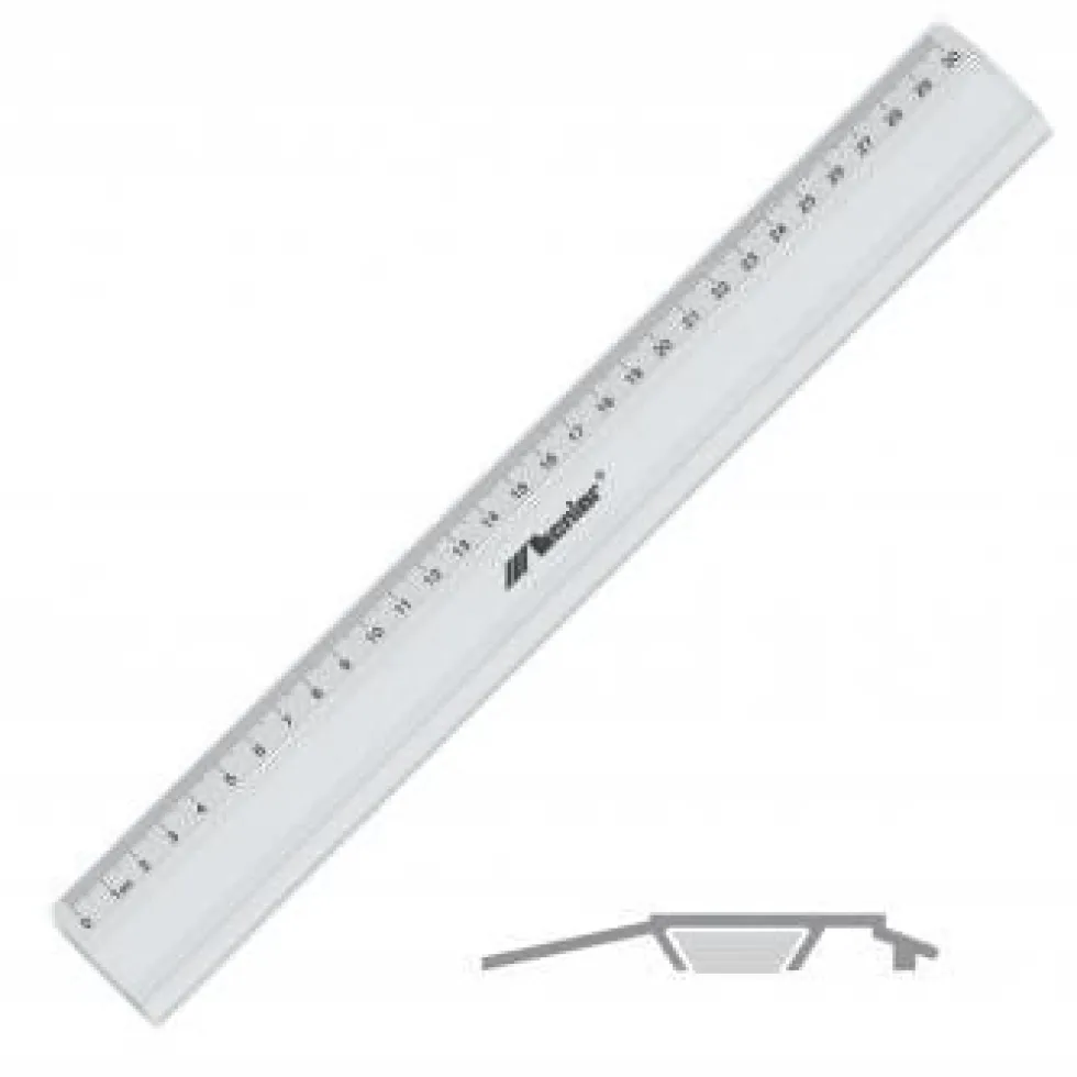 Linijka aluminiowa antypoślizgowa 30cm