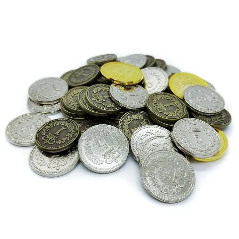 Lisboa: Metalowe monety (55 sztuk)