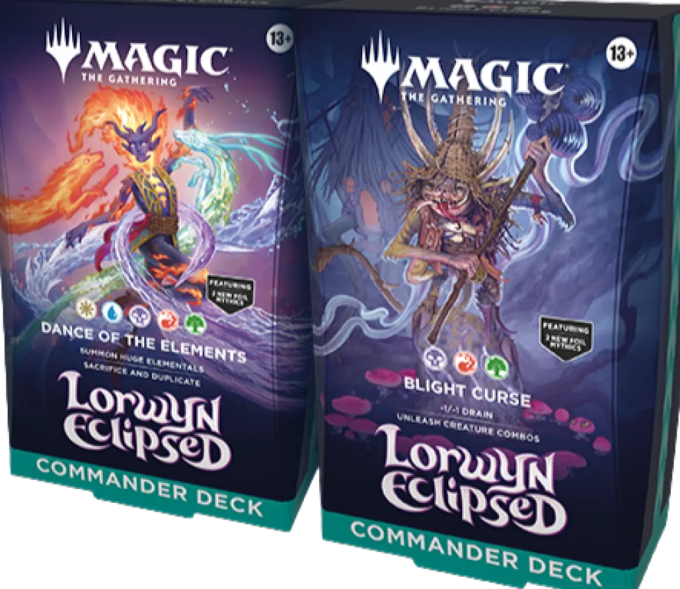 Magic the Gathering: Lorwyn Eclipsed - Commander Deck - Display (2 talie)
