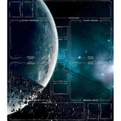 Mata do gry Star Wars Unlimited dla 2 graczy 28" x 24" / 72 x 61cm - biała