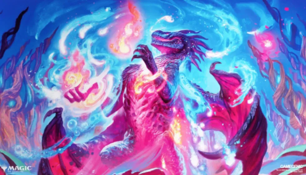 Mata Gamegenic: Magic the Gathering - Secrets of Strixhaven - Shiny Playmat - Prismari, the Inspiration
