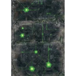 Mata gumowa dwustronna: DeathWorld Tomb 44”x30” / 112x76 cm