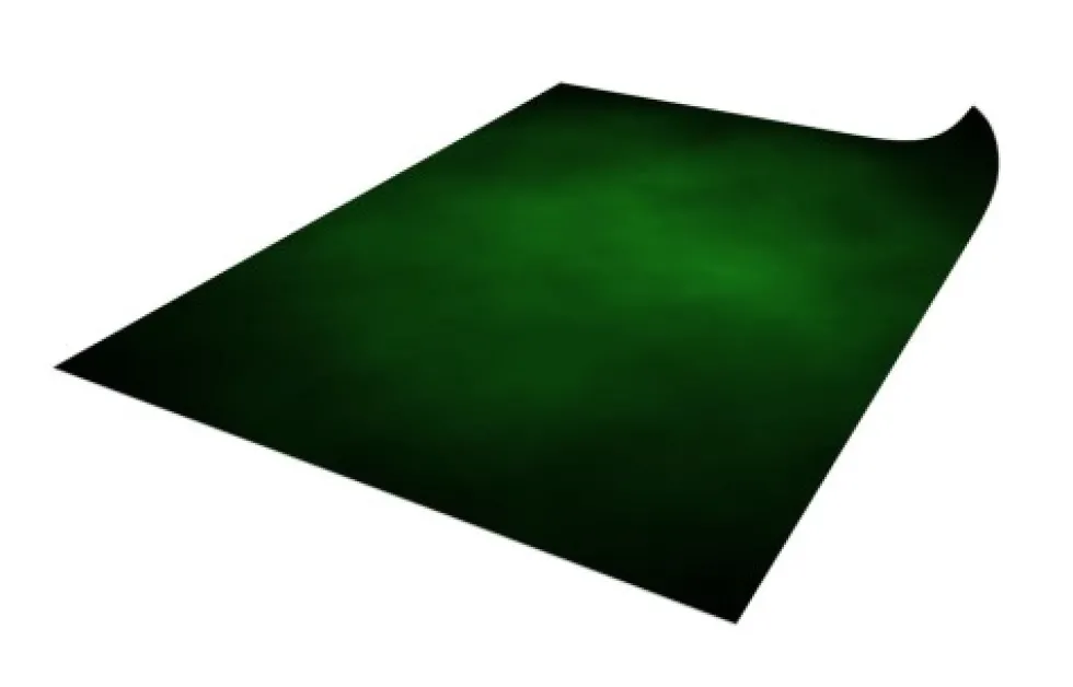 Mata gumowa jednostronna: Zielony dym 47"x31,5" / 120cm x 80cm