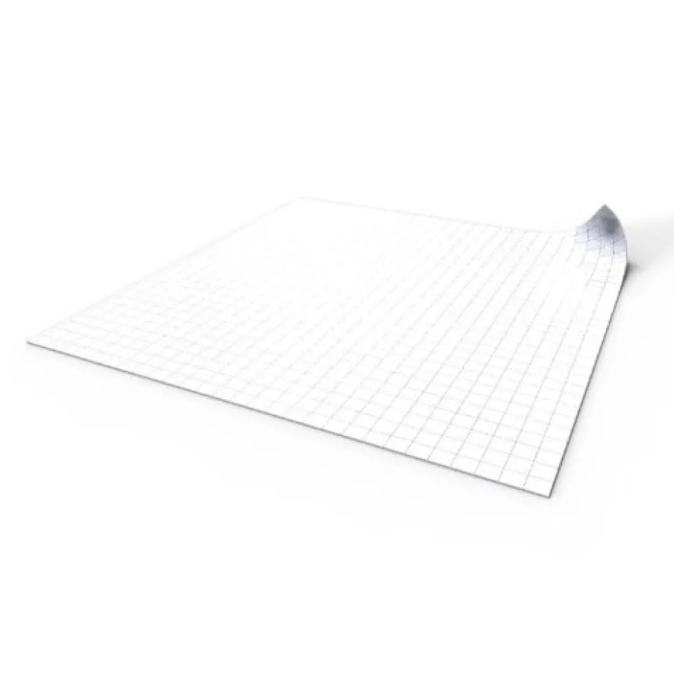 Mata Suchościeralna: 80x80 cm siatka kwadratowa - Biała
